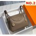 HERMES HANDBAGS Lindy Bag (19CM) (26CM) (30CM) 1:1 Quality