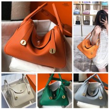 HERMES HANDBAGS Lindy Bag (19CM) (26CM) (30CM) 1:1 Quality