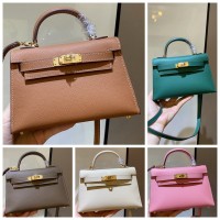 HERMES HANDBAGS Kelly mini Bag (19CM) 1:1 Quality