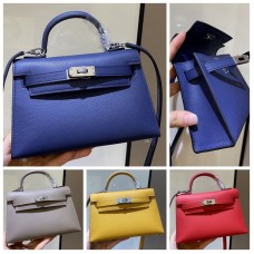 HERMES HANDBAGS Kelly mini Bag (19CM) 1:1 Quality