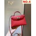 HERMES HANDBAGS Kelly mini Bag (19CM) 1:1 Quality